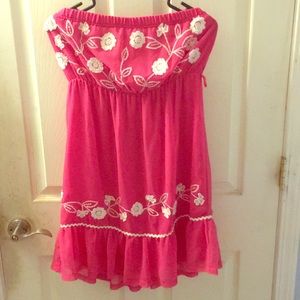 A halter top/dress coverup.